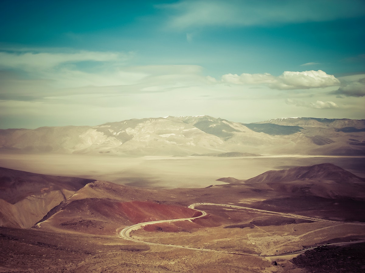 View of a mountain landscape